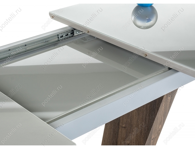 Стол на тумбе Петир орех кантри/серый (Арт 462089)