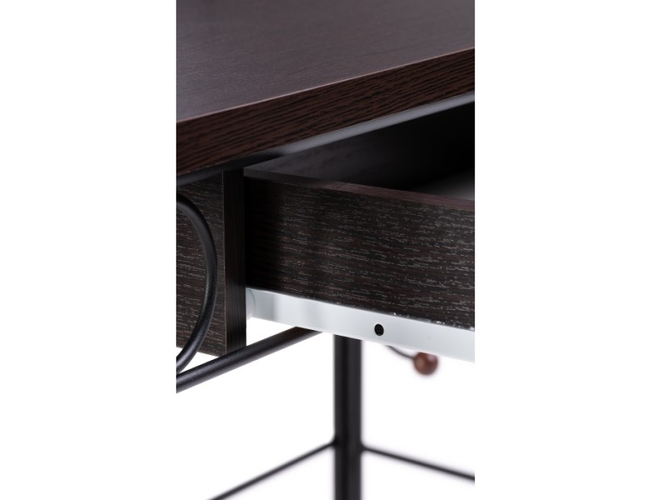 Туалетный столик Клео 3 черный/венге (Арт.446223)