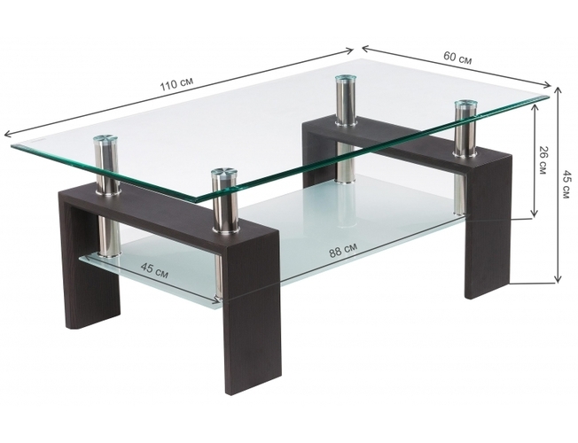 Журнальный столик СТ1-052 wenge (Арт. 11810)