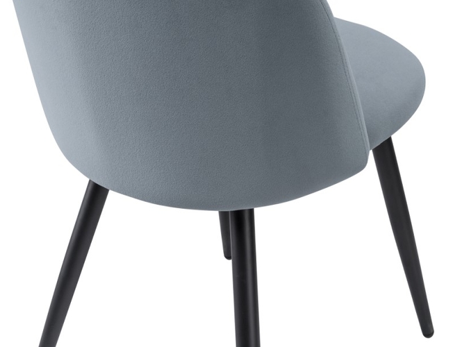 Стул на металлокаркасе Gabi 1 gray/black (Арт.15110)