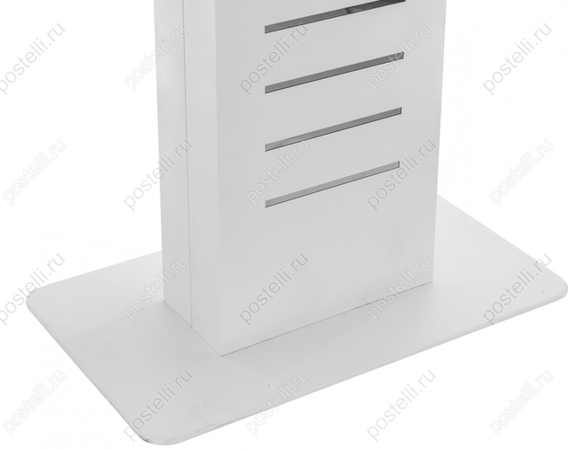 Стол на тумбе Кейтлин белый (Арт 462087)