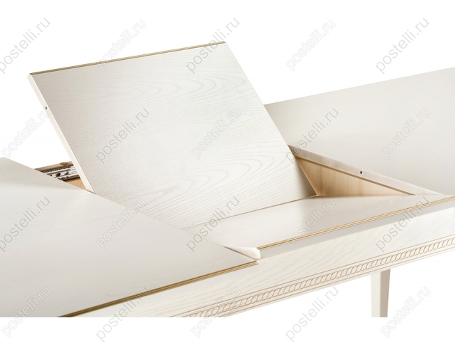 Стол Балмет молочный/золото (Арт 483908)