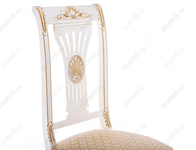 Стул Roy W/З молочный с патиной (Арт.319275)