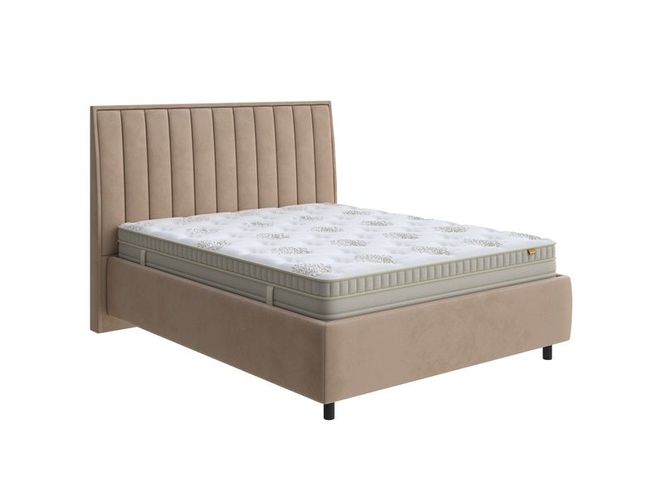 Мягкая кровать Majesty, дива миндаль