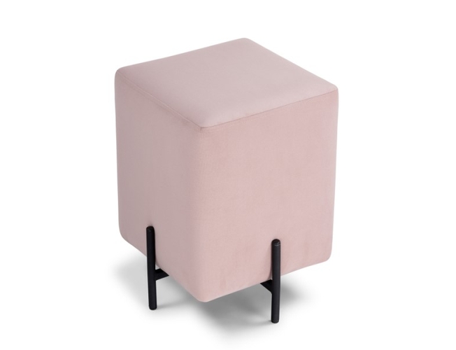Пуф Руди розовый/черный (Арт.516595)