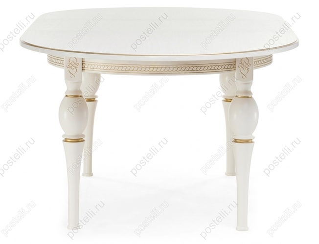 Стол Авилла молочный/золото (Арт 483902)