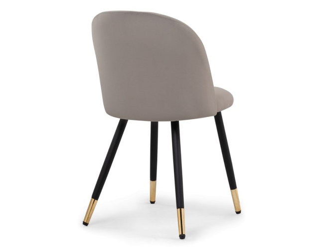 Стул на металлокаркасе Gabi latte/black/gold (Арт.15348)