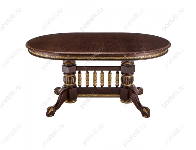 Стол Кантри орех с золотой патиной (Арт.296162)