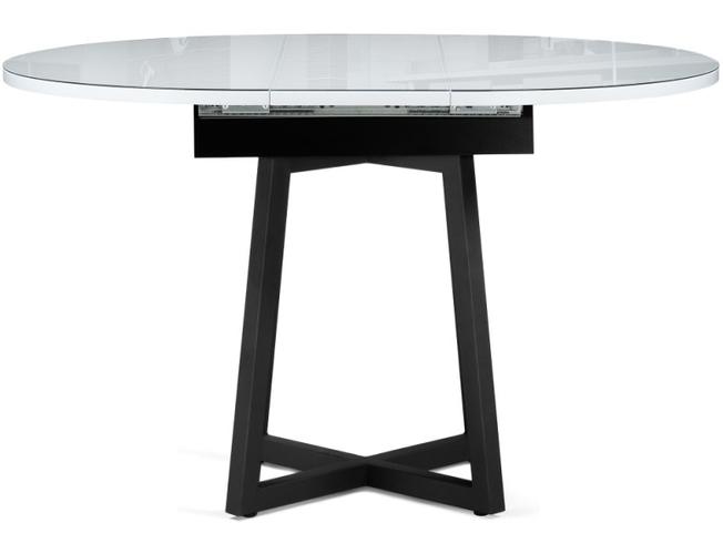 Деревянный стол Регна черный/белый (Арт.504219)