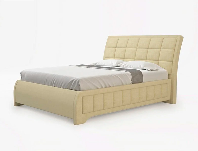 Кровать Райтон Foros. велюр Лофти Айвори