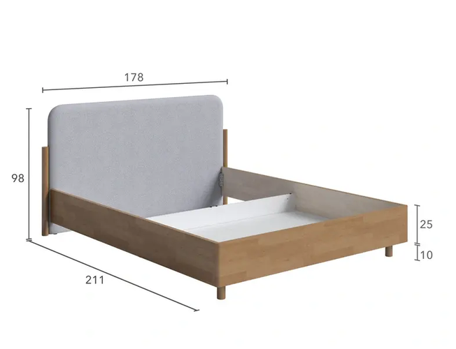 Кровать Grove для основания ПМ