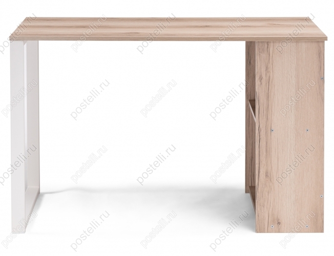 Письменный стол Битти Лофт 116 дуб делано светлый/белый матовый (Арт. 495412)