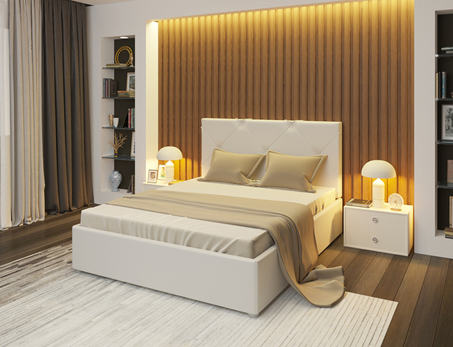 Кровать Альменно  с подъемным механизмом