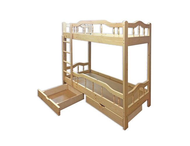 Кровать двухъярусная Велес Джерри с ящиками