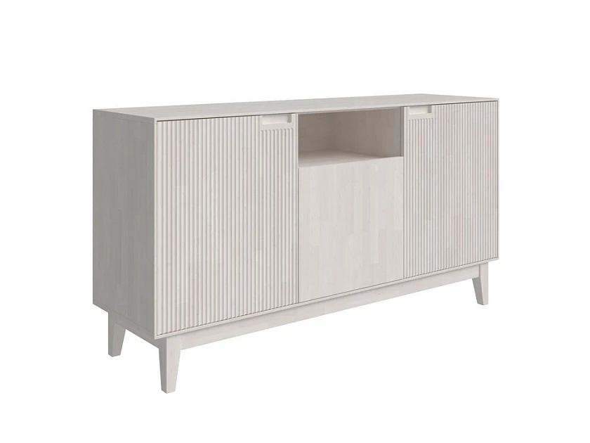 Белый комод Tempo Массив (береза) (Масло-воск Беленый)