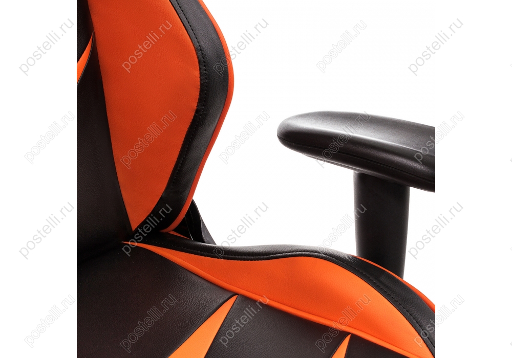 Игровое кресло Racer черное/оранжевое (Арт. 1855)